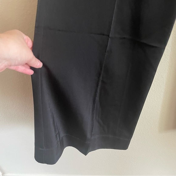 Tojhà Ada Wide Leg Satin Pants Black Size XL 14 Australian US 10 - Picture 7 of 11